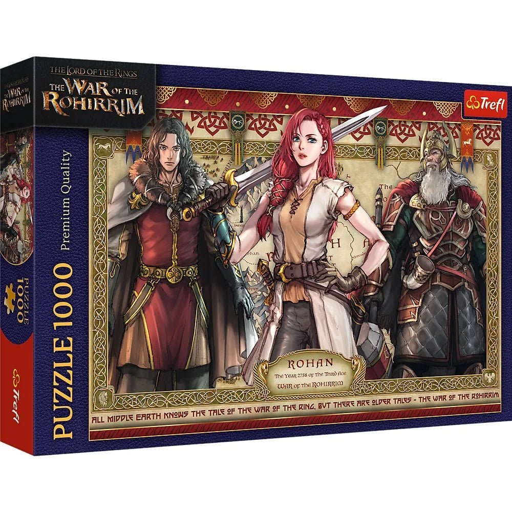 Puzzle Trefl 1000 Stapanul Inelelor Razboiul Rohirrimilor - Publisol.ro