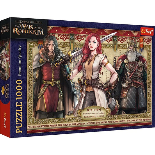 Puzzle Trefl 1000 Stapanul Inelelor Razboiul Rohirrimilor - Publisol.ro