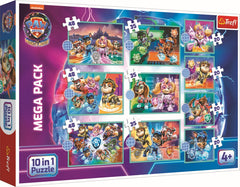 Puzzle trefl 10in1 patrula catelusilor echipa cateilor, Trefl - Publisol.ro
