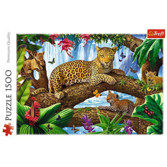 Puzzle trefl 1500 jaguar intr - o pauza odihnitoare, Trefl - Publisol.ro