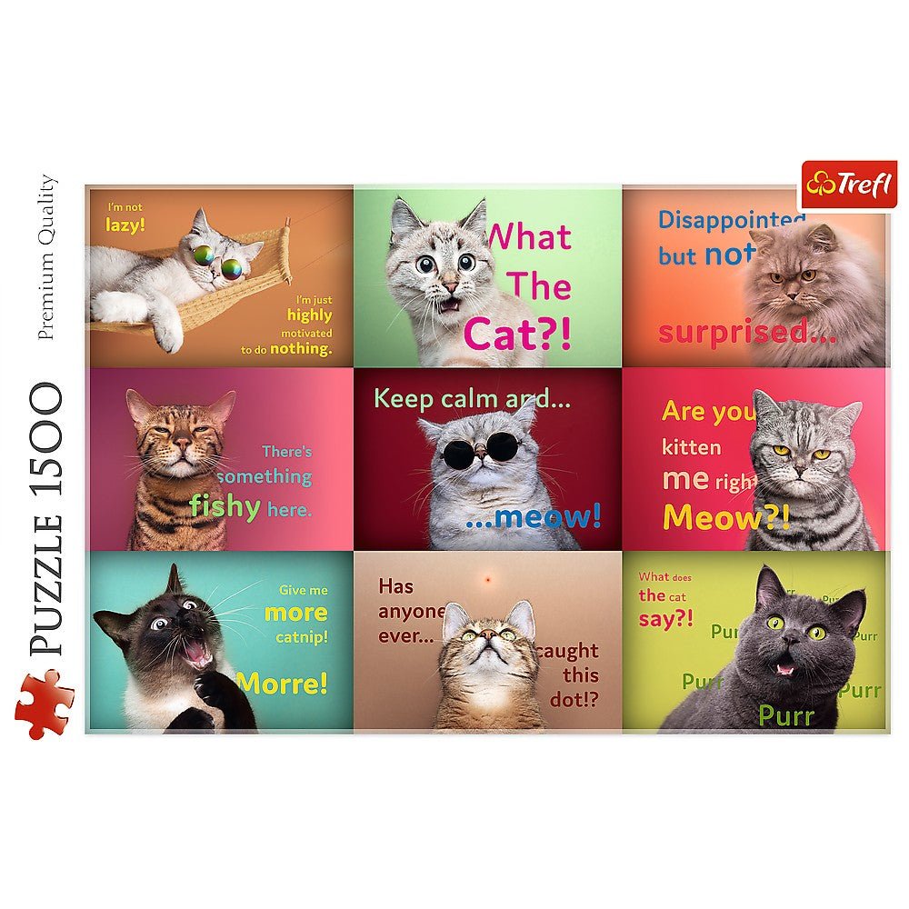 Puzzle trefl 1500 pisicute amuzante, Trefl - Publisol.ro