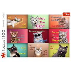 Puzzle trefl 1500 pisicute amuzante, Trefl - Publisol.ro