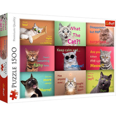 Puzzle trefl 1500 pisicute amuzante, Trefl - Publisol.ro