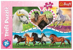 Puzzle trefl 200 frumosii cai, Trefl - Publisol.ro
