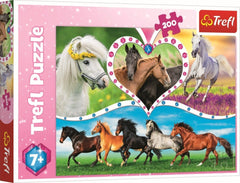 Puzzle trefl 200 frumosii cai, Trefl - Publisol.ro