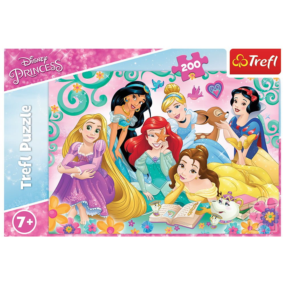 Puzzle Trefl 200 printesele Disney intr - o seara de poveste - Publisol.ro
