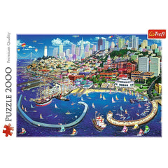 Puzzle trefl 2000 golful san francisco, Trefl - Publisol.ro