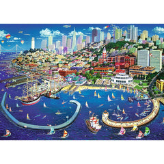Puzzle trefl 2000 golful san francisco, Trefl - Publisol.ro