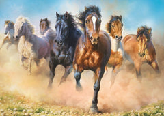 Puzzle trefl 2000 herghelie de cai galopand, Trefl - Publisol.ro