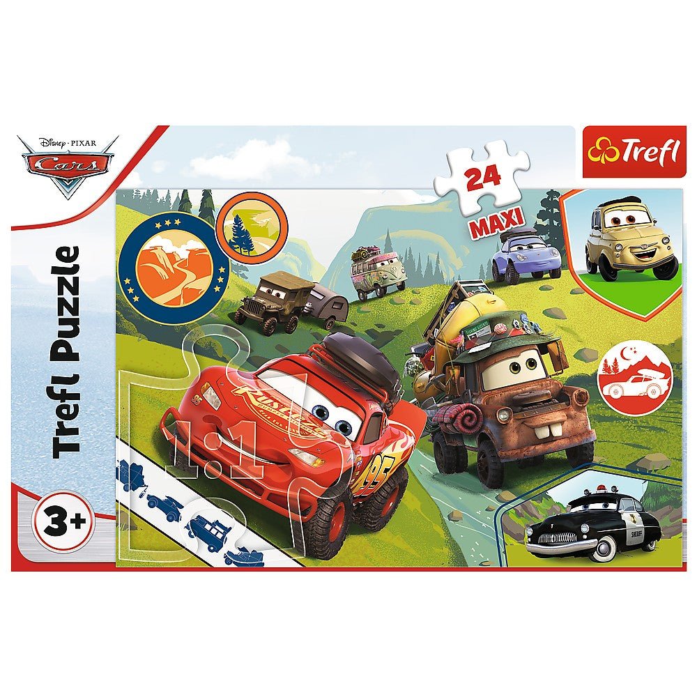 Puzzle trefl 24 maxi cars masinutele fericite, Trefl - Publisol.ro