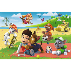 Puzzle trefl 24 maxi patrula catelusilor disctractia la plaja, Trefl - Publisol.ro