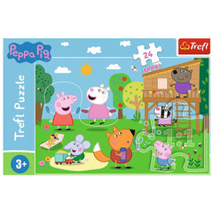 Puzzle trefl 24 maxi peppa pig distractia din iarba, Trefl - Publisol.ro