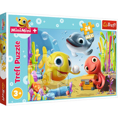 Puzzle trefl 24 maxi pestisorii fericiti, Trefl - Publisol.ro
