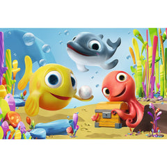 Puzzle trefl 24 maxi pestisorii fericiti, Trefl - Publisol.ro