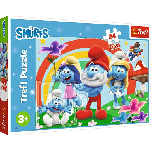 Puzzle Trefl 24 maxi strumfii - Publisol.ro