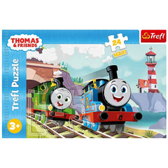 Puzzle trefl 24 maxi thomas tom si percy pe linii, Trefl - Publisol.ro