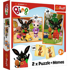 Puzzle trefl 2in1 memo bing si prietenii lui, Trefl - Publisol.ro