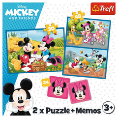 Puzzle trefl 2in1 memo disney eroii disney, Trefl - Publisol.ro