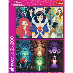 Puzzle trefl 2x200 disney frumoasele printese, Trefl - Publisol.ro