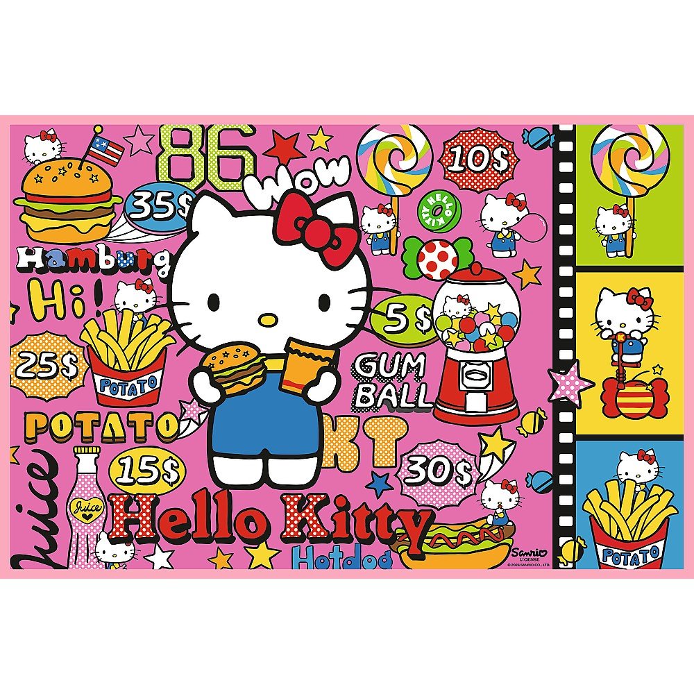 Puzzle Trefl 2x200 hello Kitty si prietenii - Publisol.ro