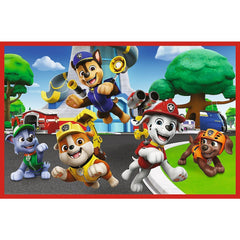 Puzzle Trefl 2x24 patrula catelusilor ziua amuzanta a catelusilor - Publisol.ro