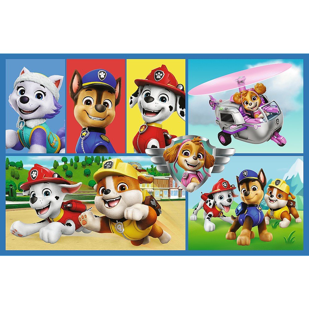 Puzzle Trefl 2x70 patrula catelusilor echipa catelusilor - Publisol.ro