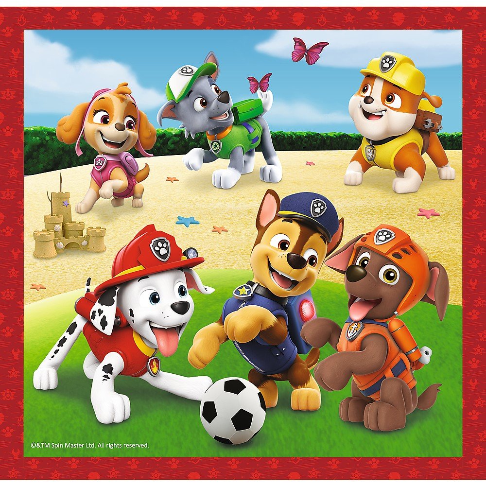 Puzzle Trefl 3 in 1 patrula catelusilor catelusii fericiti - Publisol.ro