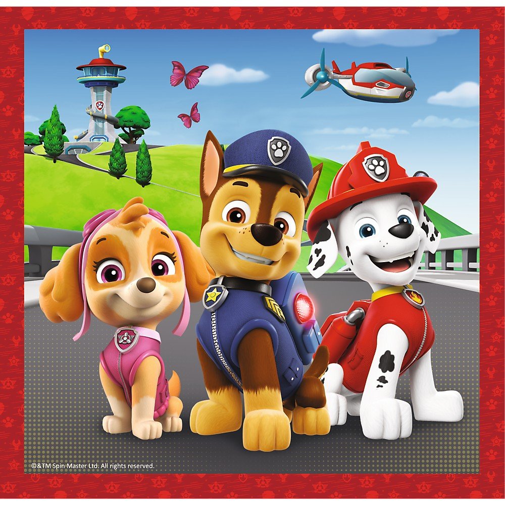 Puzzle Trefl 3 in 1 patrula catelusilor catelusii fericiti - Publisol.ro
