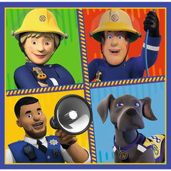 Puzzle Trefl 3 in 1 pompierul sam o zi din viata pompierilor - Publisol.ro