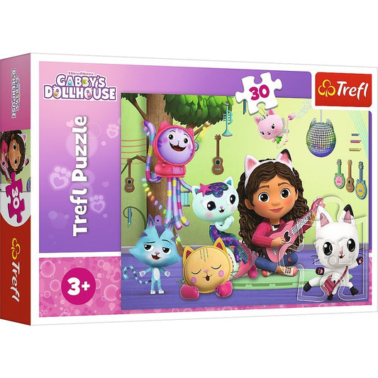 Puzzle trefl 30 gabbys dollhouse casa lui gabby, Trefl - Publisol.ro