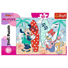 Puzzle trefl 30 minnie minnie la plaja, Trefl - Publisol.ro