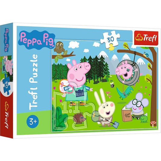 Puzzle trefl 30 peppa pig in drumetie, Trefl - Publisol.ro