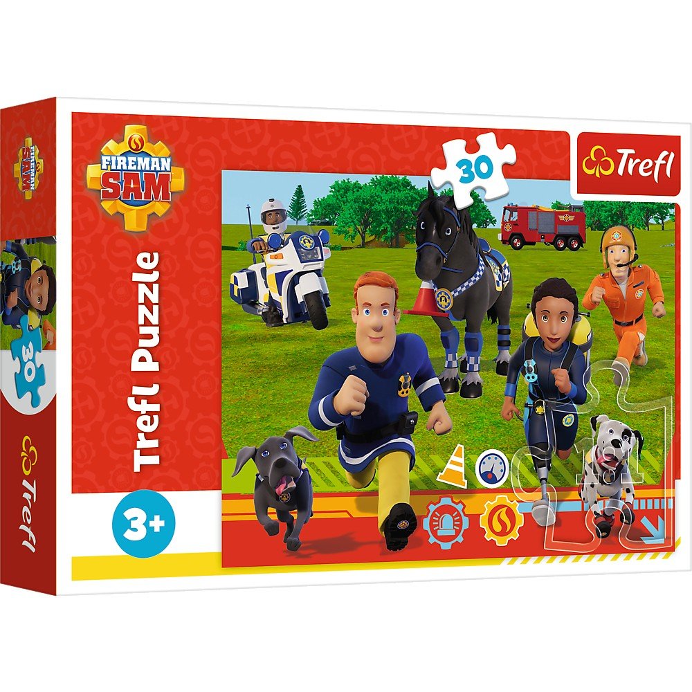 Puzzle Trefl 30 pompierul sam gata de salvare - Publisol.ro