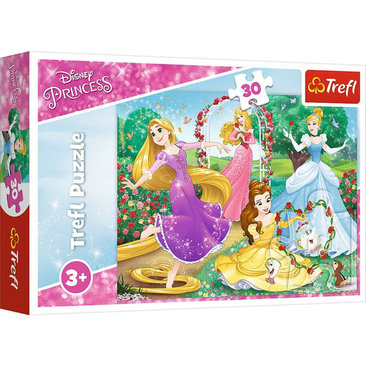 Puzzle trefl 30 printese disney in gradina palatului, Trefl - Publisol.ro