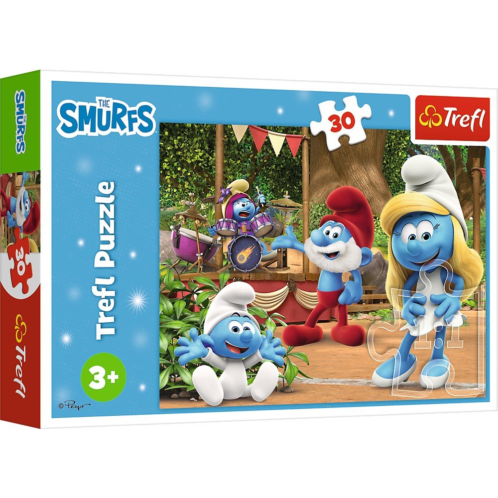 Puzzle Trefl 30 strumfii strumfita si strumfii - Publisol.ro