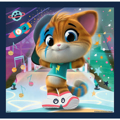 Puzzle trefl 3in1 44 cats pisicile dragalase, Trefl - Publisol.ro