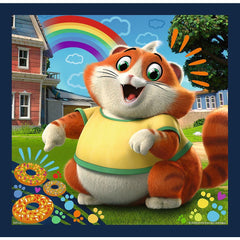 Puzzle trefl 3in1 44 cats pisicile dragalase, Trefl - Publisol.ro