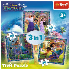 Puzzle trefl 3in1 bang disney encanto eroii din encanto, Trefl - Publisol.ro
