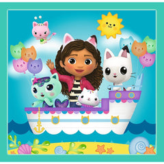 Puzzle trefl 3in1 gabbys dollhouse activitatile lui gabby, Trefl - Publisol.ro