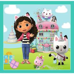 Puzzle trefl 3in1 gabbys dollhouse activitatile lui gabby, Trefl - Publisol.ro