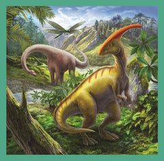 Puzzle trefl 3in1 lumea extraordinara a dinozaurilor, Trefl - Publisol.ro