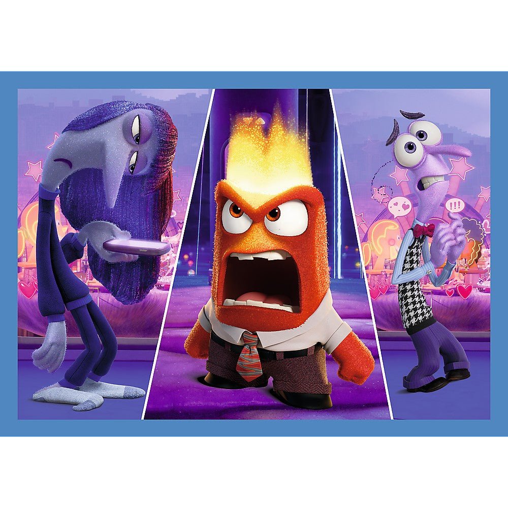 Puzzle Trefl 4 in1 Disney inside out 2 o lume plina de emotii - Publisol.ro