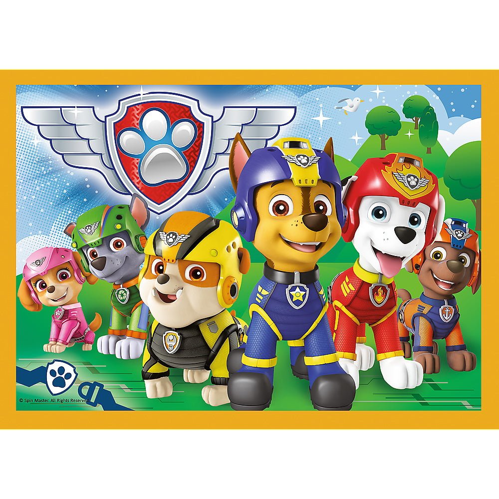 Puzzle Trefl 4 in1 patrula catelusilor - sarbatorile - Publisol.ro