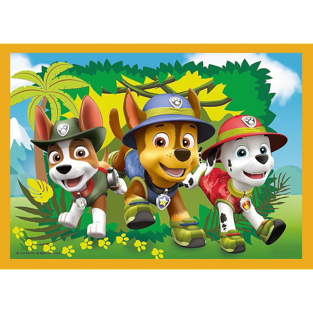 Puzzle Trefl 4 in1 patrula catelusilor - sarbatorile - Publisol.ro