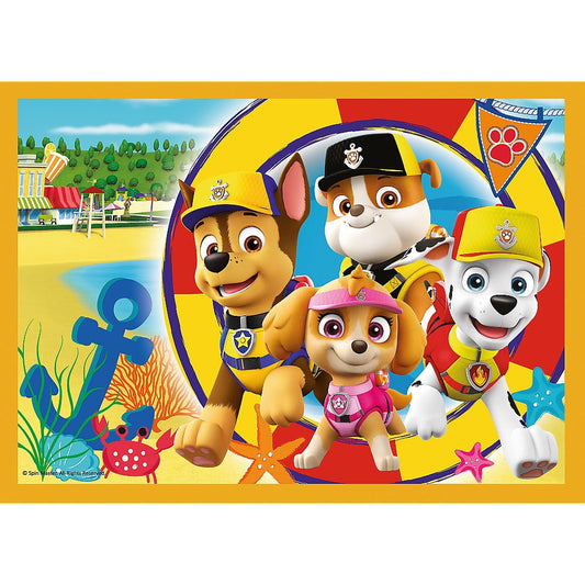 Puzzle Trefl 4 in1 patrula catelusilor - sarbatorile - Publisol.ro
