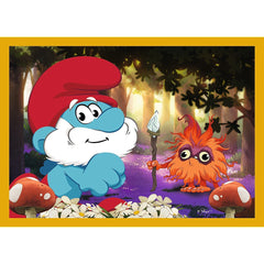 Puzzle Trefl 4 in1 strumfii viata in satul strumfilor - Publisol.ro