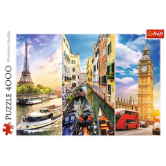 Puzzle trefl 4000 calatorie in europa, Trefl - Publisol.ro
