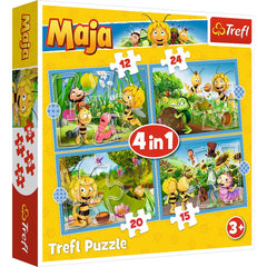 Puzzle trefl 4in1 aventurile albinutei maya, Trefl - Publisol.ro
