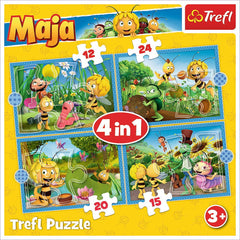Puzzle trefl 4in1 aventurile albinutei maya, Trefl - Publisol.ro