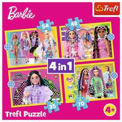Puzzle trefl 4in1 barbie minunata lume, Trefl - Publisol.ro